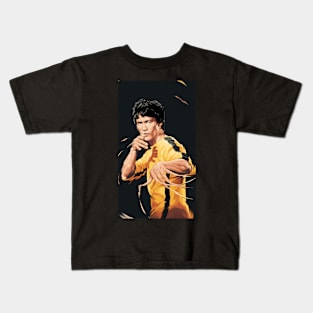 Vintage Bruce Movie Jeet Kune Do Be Water Lee Kids T-Shirt